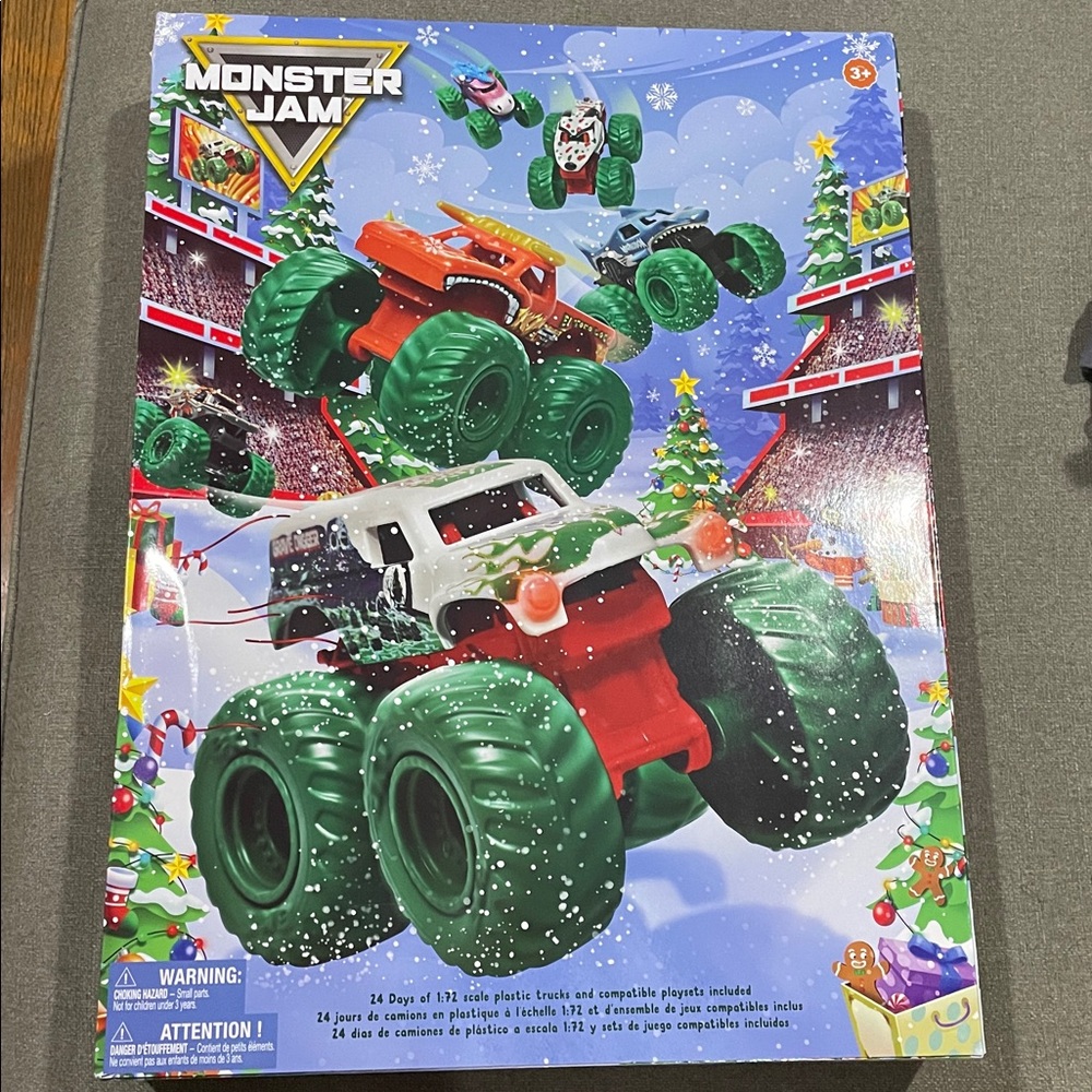 Monster Jam - Advent Calendar 2025 Holiday Series 1:72 Scale 24 pieces